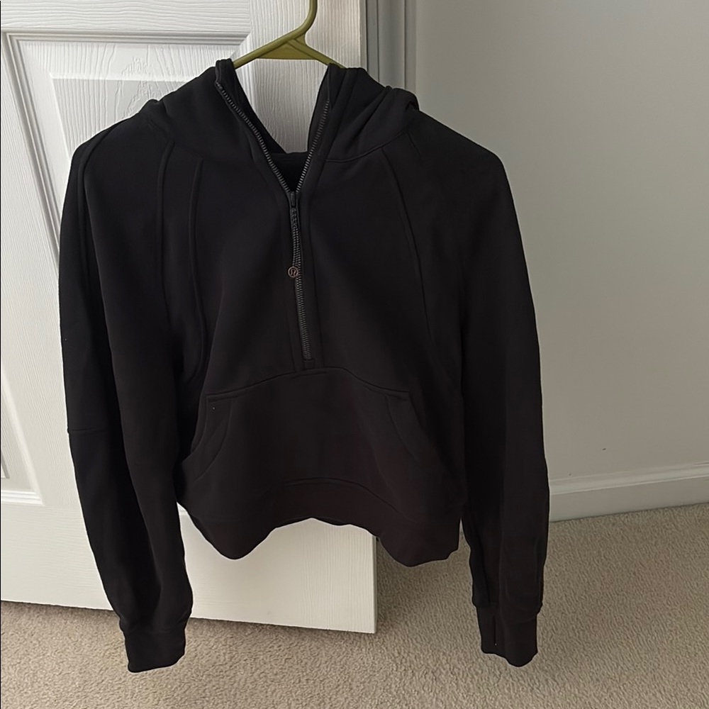 Lululemon oversize half zip hooded scuba
